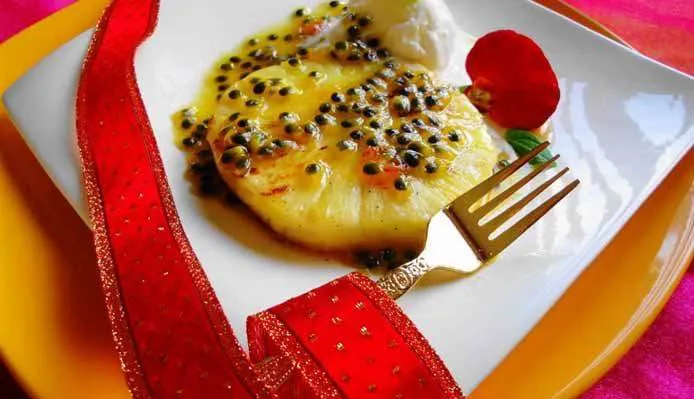 Afbeelding van Losie Pineapple Passiegeade (gegrilde ananas op passie saus)