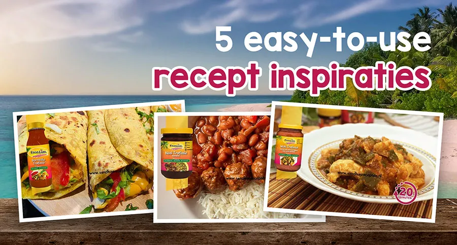 5 easy-to-use recept inspiraties