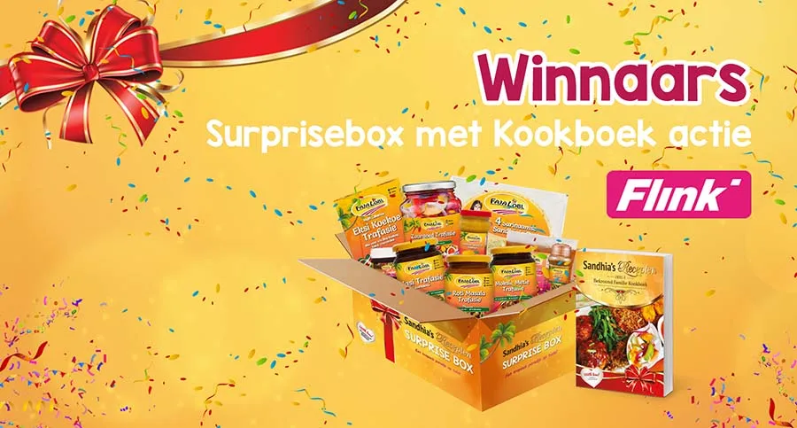 WINNAARS FLINK VAN: WIN EEN Surprisebox met Kookboek.