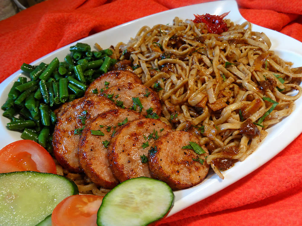 Bami Trafasie met kasripo kip