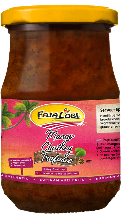 Afbeelding van FAJA LOBI Mango Chutney Trafasie 195 gr