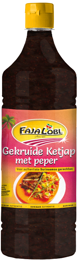 Productafbeelding van FAJA LOBI Gekruide Ketjap met peper 1 L