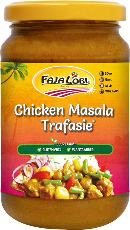 Productafbeelding van FAJA LOBI Chicken Masala Trafasie 360 ml