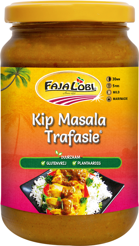 Productafbeelding van FAJA LOBI Kip Masala Trafasie 360 ml        