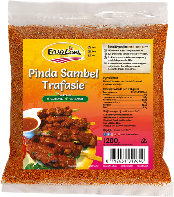 Productafbeelding van FAJA LOBI Pinda Sambel Trafasie 200 gram