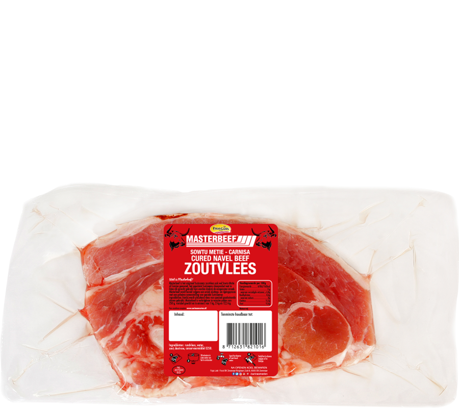 Afbeelding van MASTERBEEF Zoutvlees Vacuüm Speciaal 250 gram