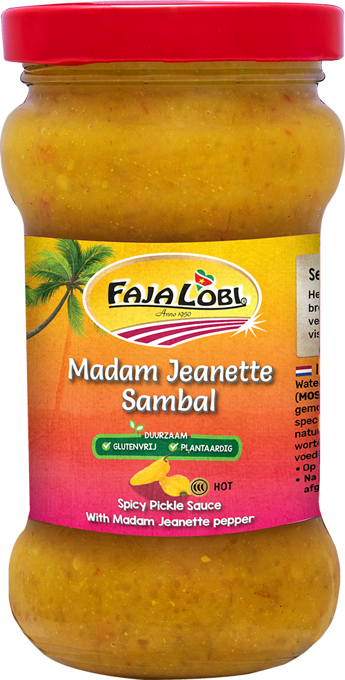 Afbeelding van FAJA LOBI Madam Jeanette Sambal 195 gr