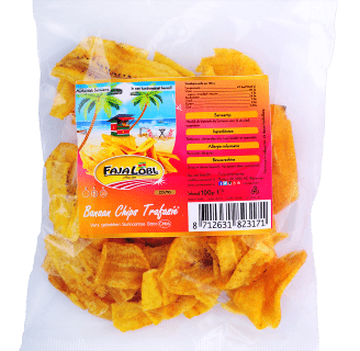 Productafbeelding van FAJA LOBI Banaan Chips Trafasie 100 gr