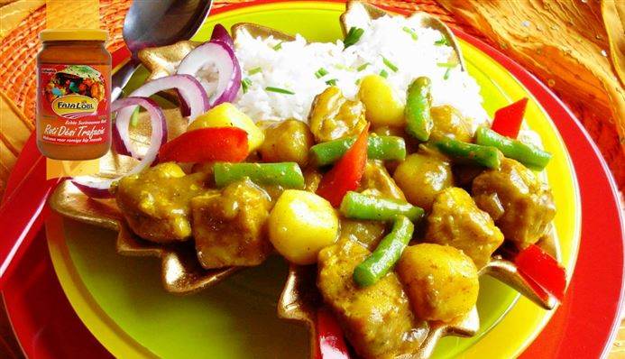 Afbeelding van Chicken Masala met kousenband