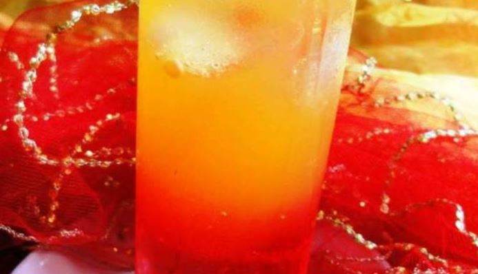 Afbeelding van Cherry Summer Cocktail (sunrise summer cocktail)