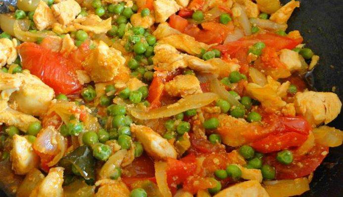 Afbeelding van recept met Caribbean chicken in tomatensauce