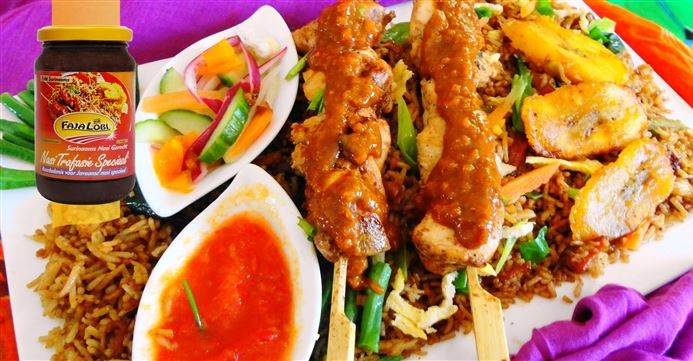 Afbeelding voor Sandhia's Sate en Spiesjes