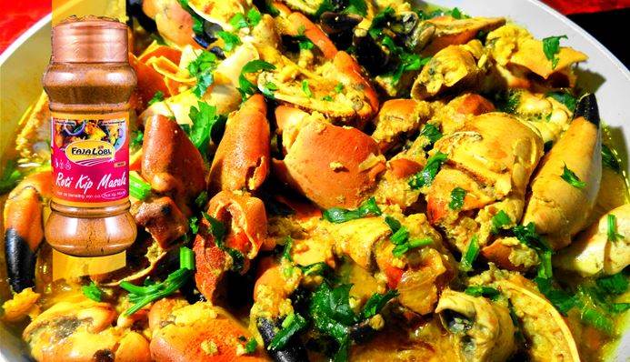 Afbeelding van Surinaamse kraboe (Surinaamse krab in masala)