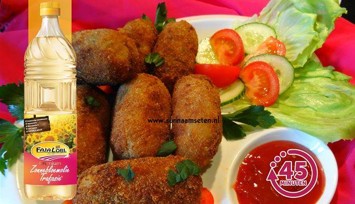 Afbeelding van recept met Bakkeljauw Kroket (de lekkerste Sandhia's kroket)