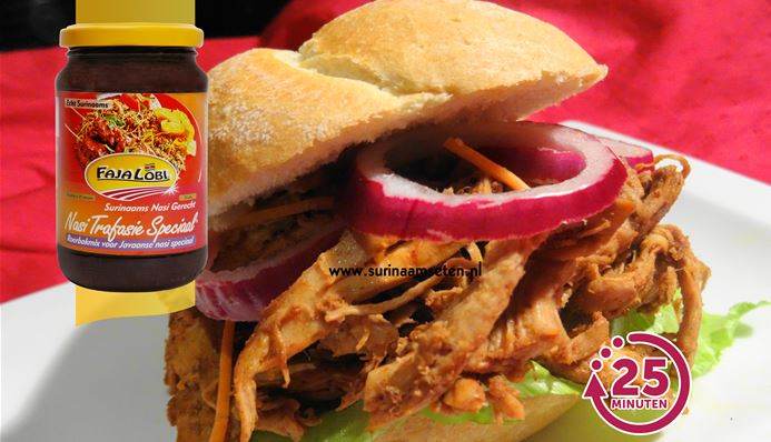 Afbeelding van recept met Pulled Chicken Sandwich