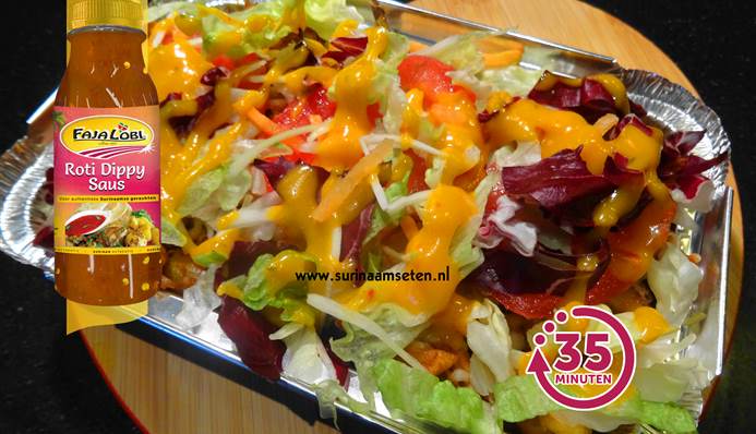 Afbeelding van De Gouden Kapsalon (highfrites snackbar klassieker)