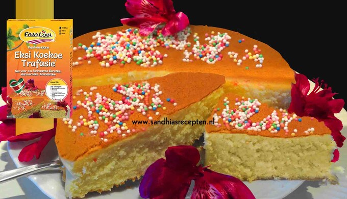 Afbeelding van Eksi Koekoe Trafasie  (Surinaamse eiercake)