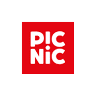 Logo van Picnic online supermarkt