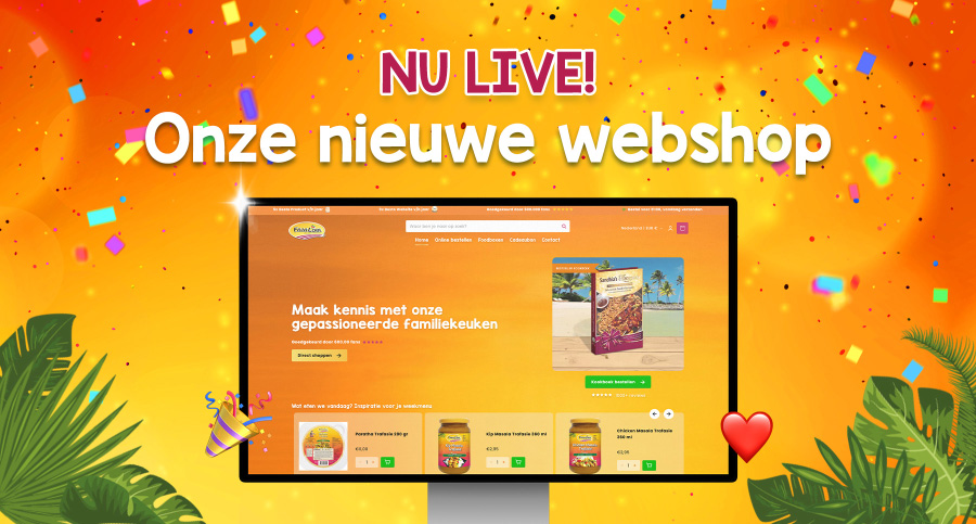 Primeur: Onze gloednieuwe webshop is live! 🎉