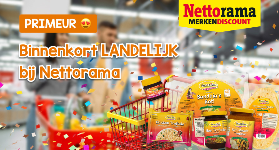 PRIMEUR 😍 Faja Lobi binnenkort landelijk verkrijgbaar bij Nettorama 🎉