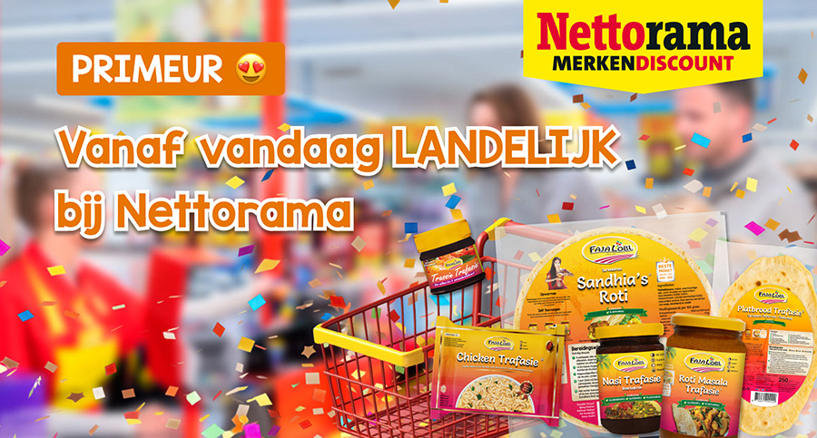 PRIMEUR: Faja Lobi vanaf nu landelijk verkrijgbaar bij Nettorama 🎉