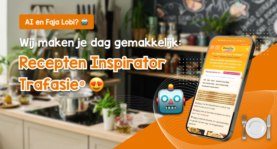 De AI Recepten Inspirator Trafasie is vernieuwd 🌴💡