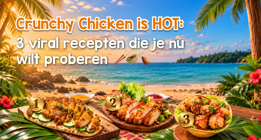 🥢🥙🍗 Crunchy Chicken is HOT: 3 viral recepten die je nú wilt proberen 