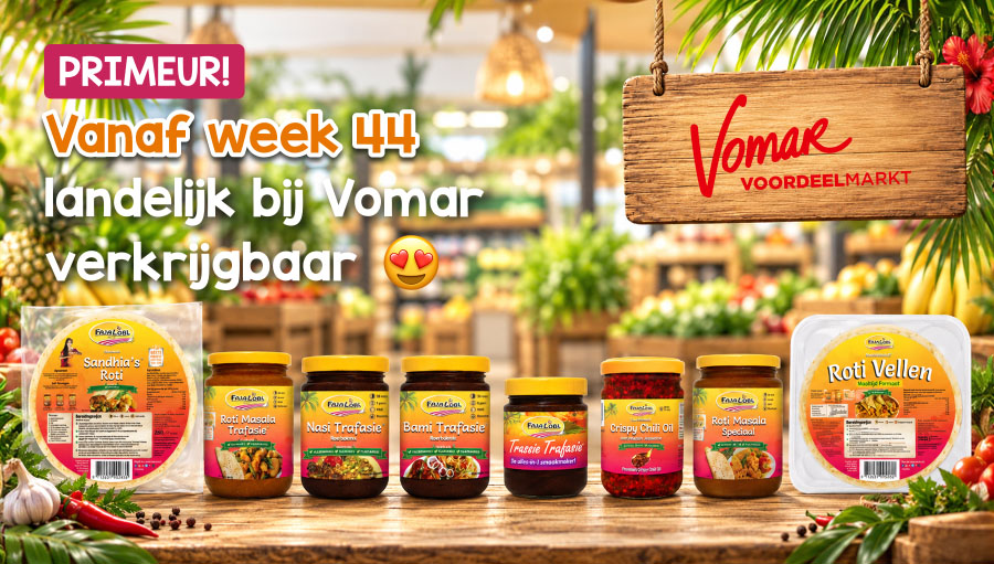 🎉 PRIMEUR: Vanaf week 44 vind je Faja Lobi ook bij Vomar!
