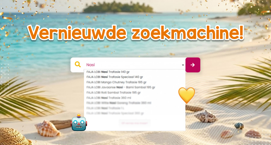 Vernieuwde zoekmachine 🔎✨