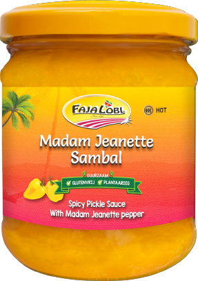 Afbeelding van FAJA LOBI Madam Jeanette Sambal 195 gr