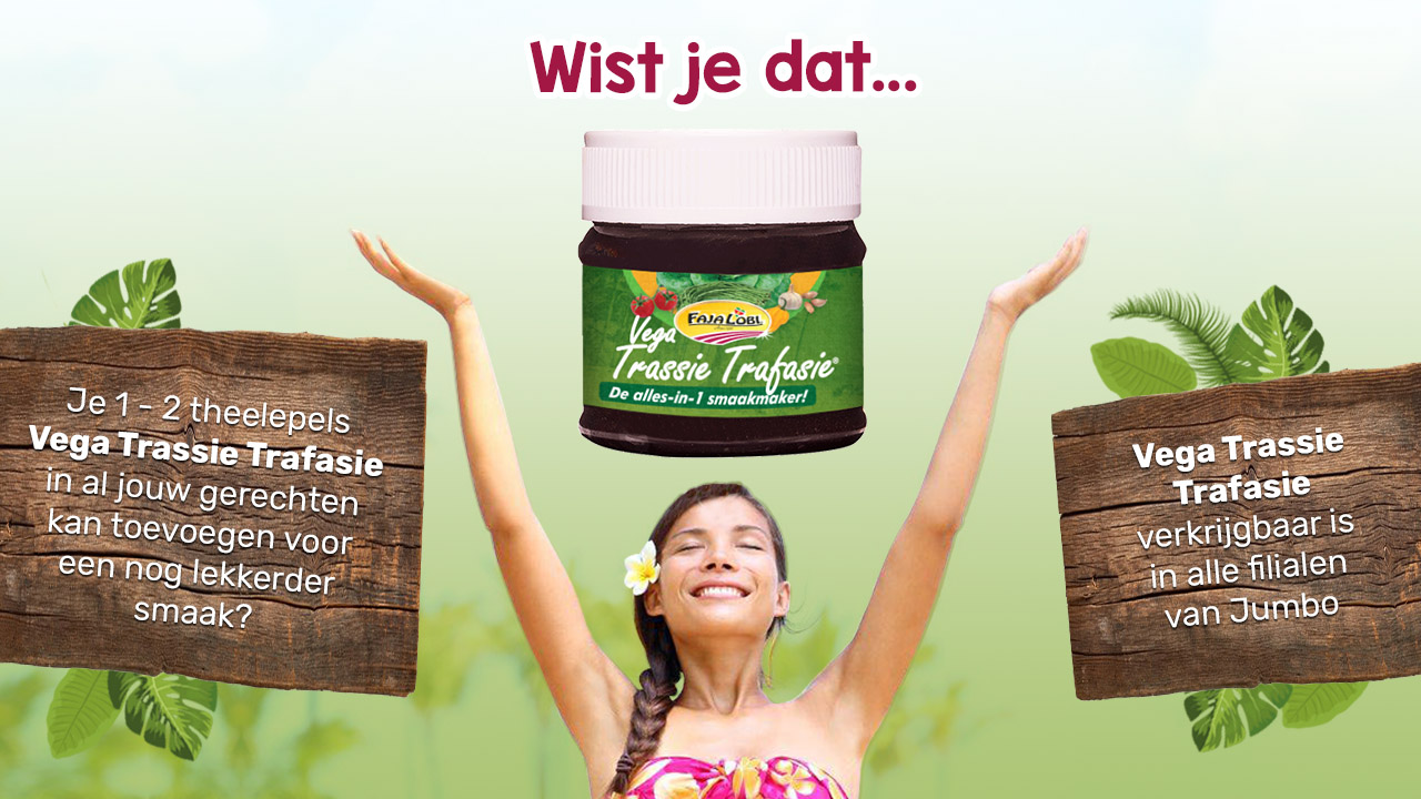 Voorbeeld van recept met FAJA LOBI Vega Trassie Trafasie 50 gr
