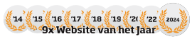 Website van het jaar 2014, 2015, 2016, 2017, 2018, 2019